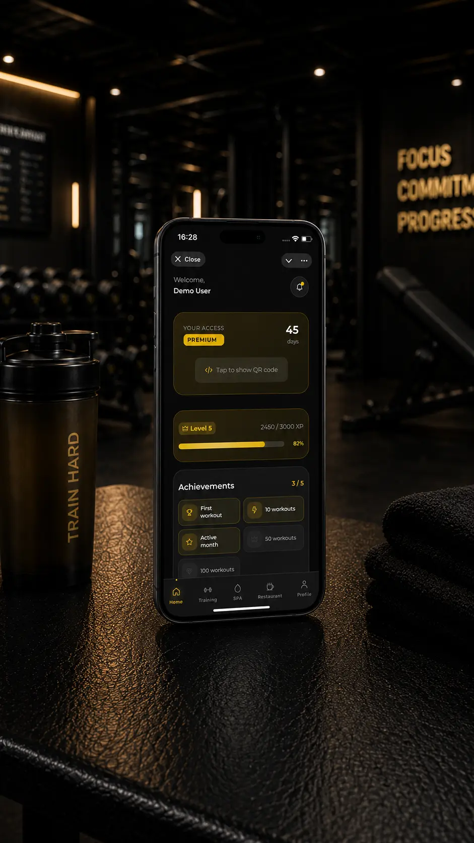 Premium Fitness Club App